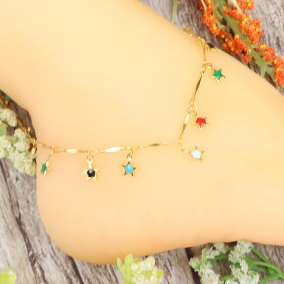 "Dainty Anklet for Women – Elegant Everyday Jewelry & Perfect Gift | MLCRC1595 - Picture 5 of 10